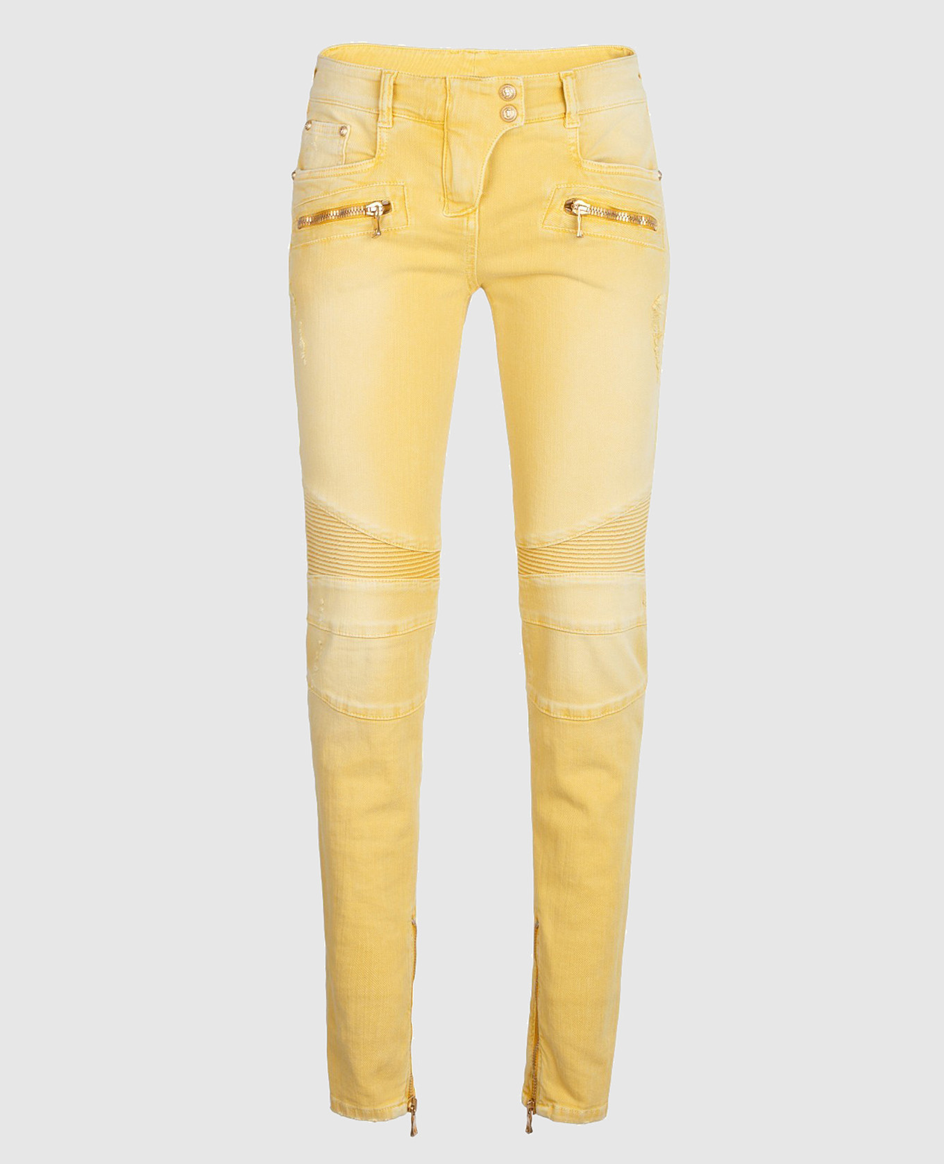 

Yellow jeans Balmain