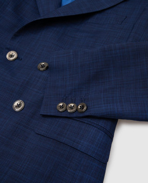 Stefano Ricci Patterned wool and silk jacket for children Y1SF378900HC5114jack