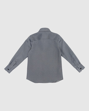 Stefano Ricci Children's silk shirt in a pattern YC00419635025