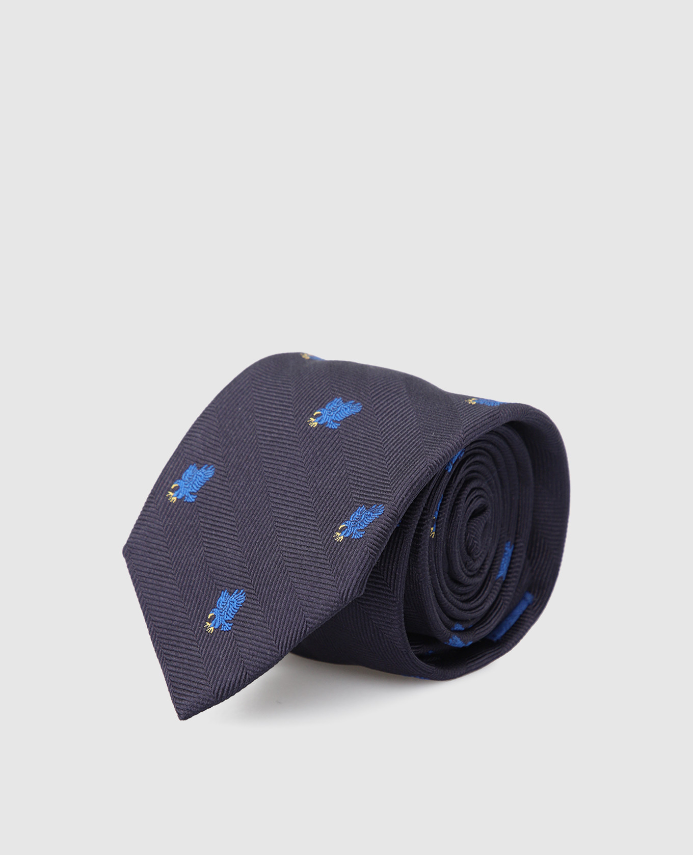 

Children's patterned silk jacquard tie Stefano Ricci, Blue