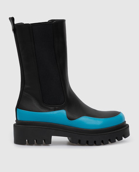 Babe Pay Pls Leather chelsea with contrast panel 77331135