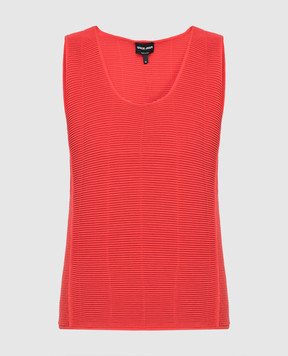 Armani Red top 3XAH02