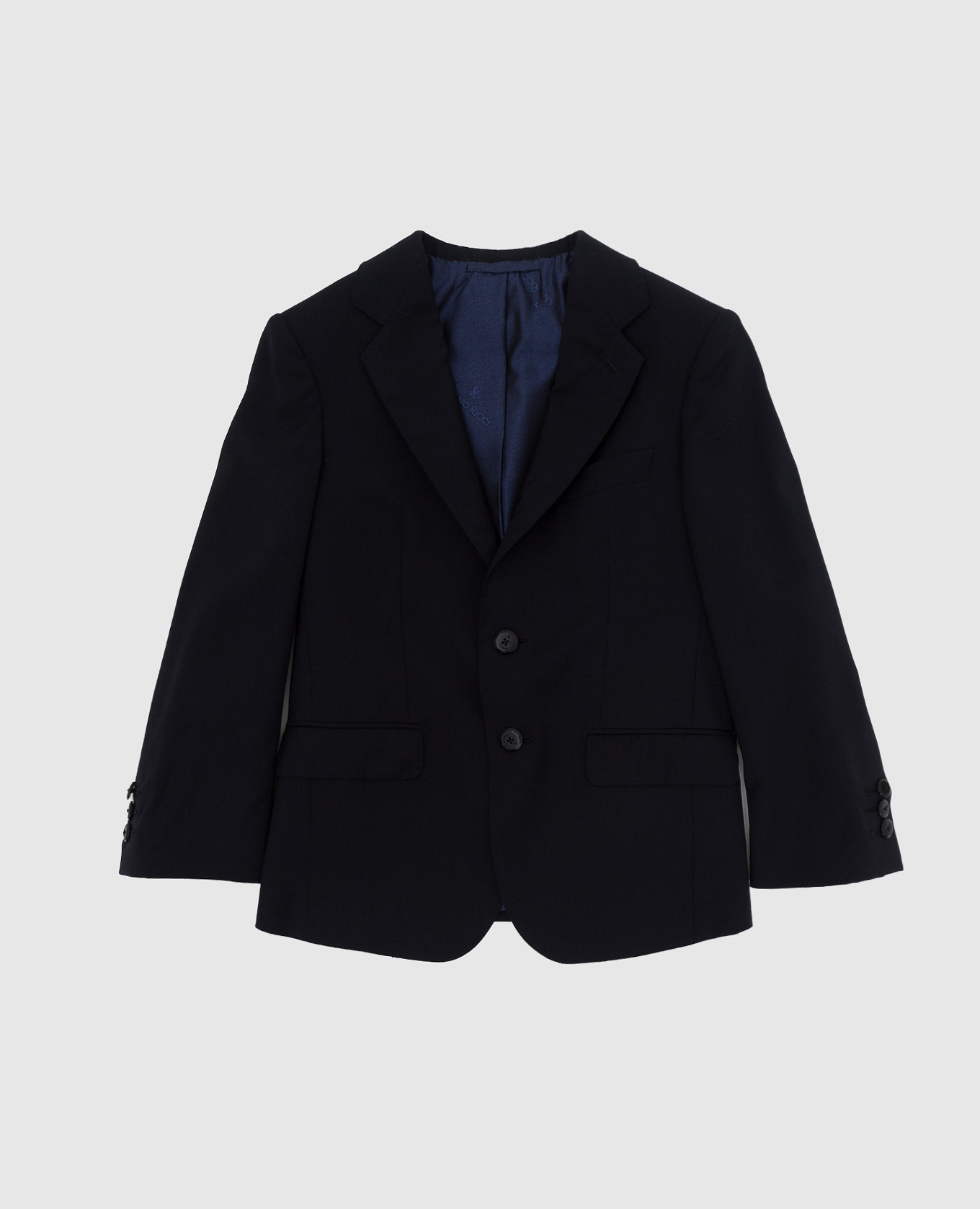Children's dark blue wool jacket stefano ricci