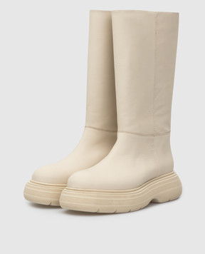Gia Borghini Marte Bis Tan Leather Boots MARTEBISE161