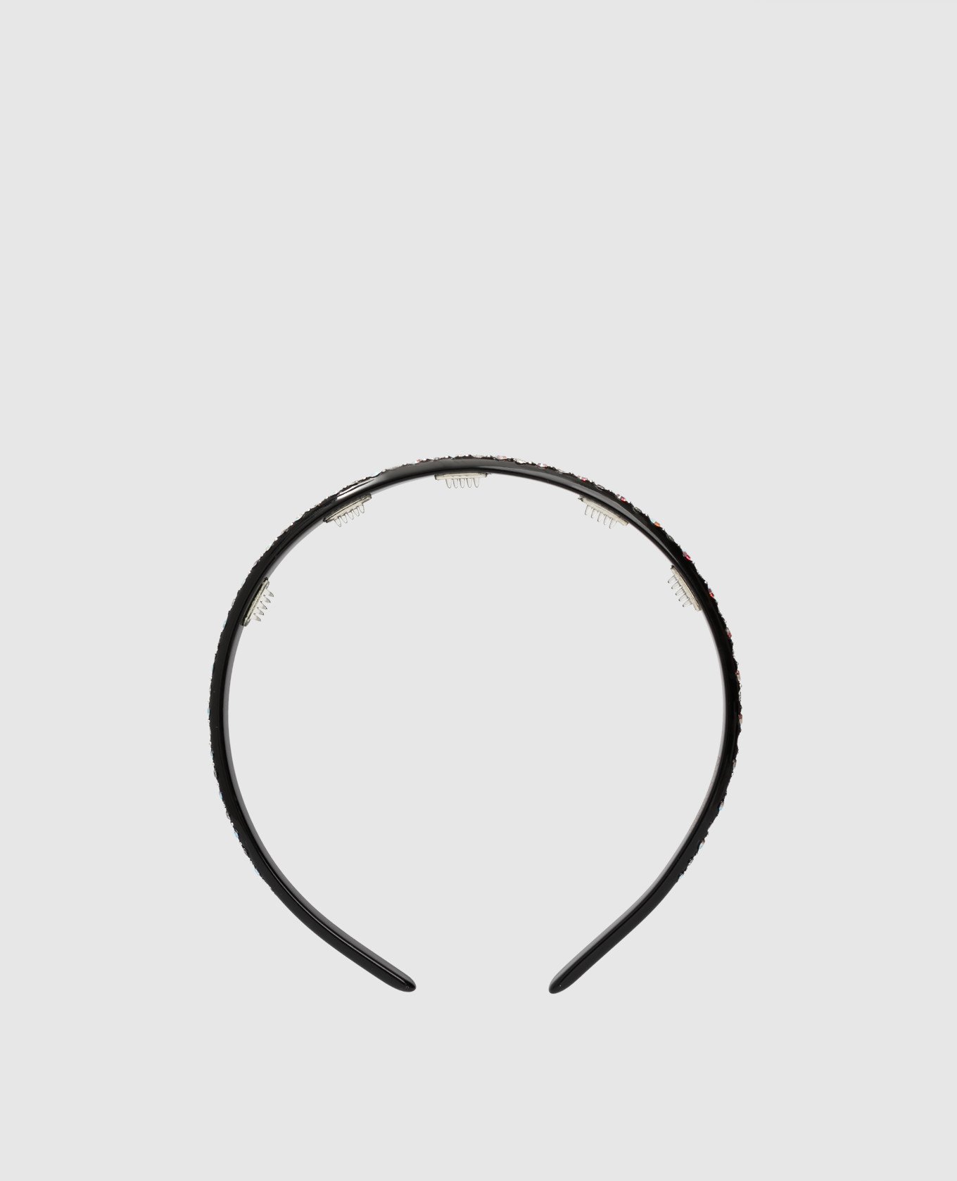 

Black headband with crystals Davidian