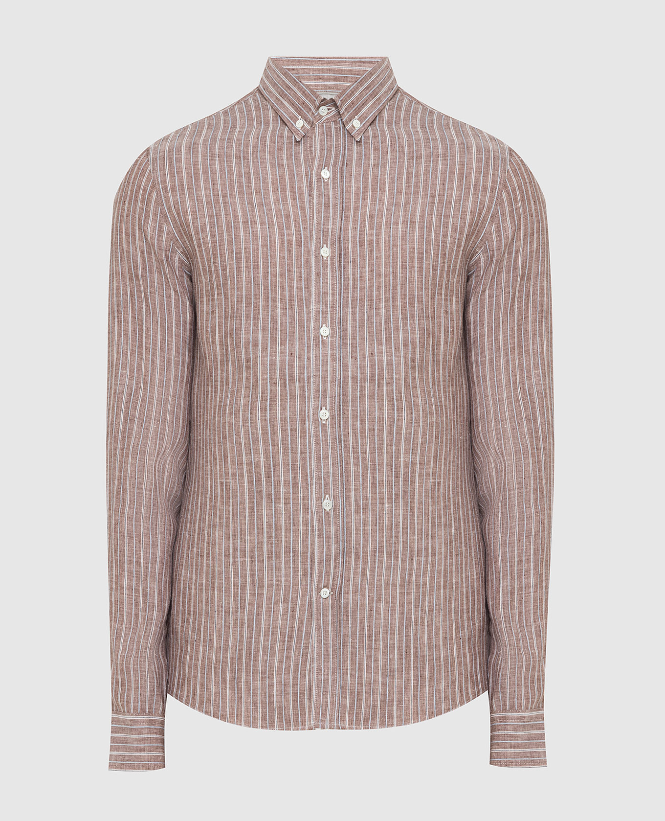 Not include other color dark beige linen shirt brunello cucinelli