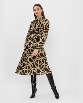 Vetements Pleated skirt in contrast print WE52SK340B