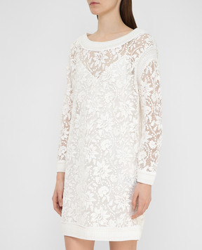 Ermanno Scervino White dress D385Q305CSEZZ