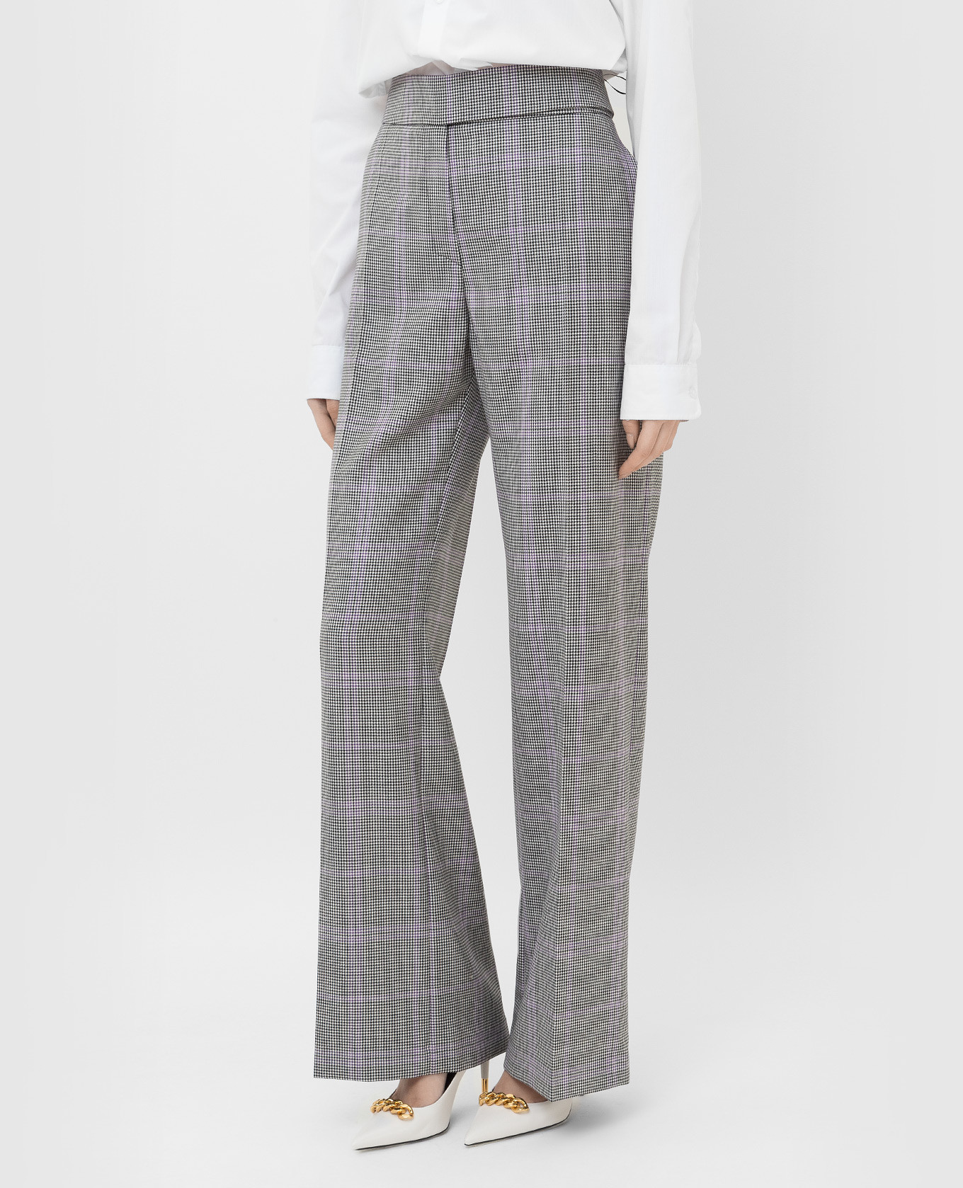 Patterned wool trousers ALEXANDRE VAUTHIER 3