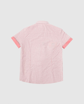 Stefano Ricci Children's red striped shirt YC002683L1666