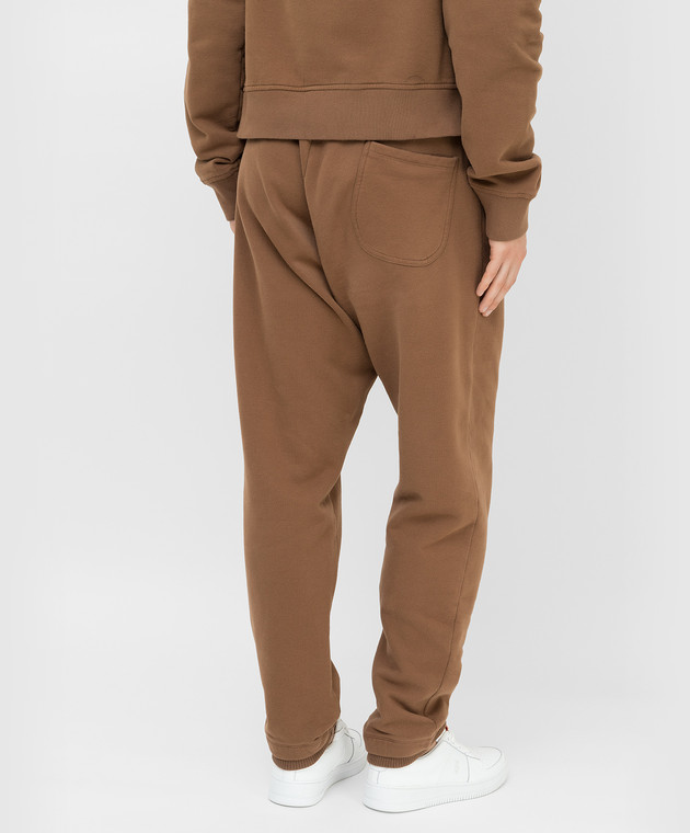 424 - Light brown sweatpants with logo embroidery 31424P111R 