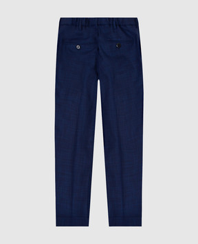 Stefano Ricci Children's trousers in patterned wool and silk Y1T9000000HC5114