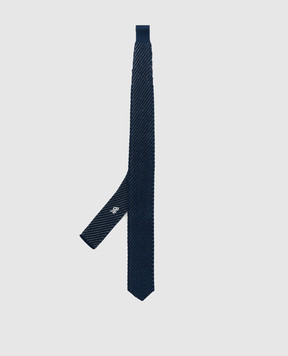 Stefano Ricci Children's blue patterned silk tie YCRM3600SETA