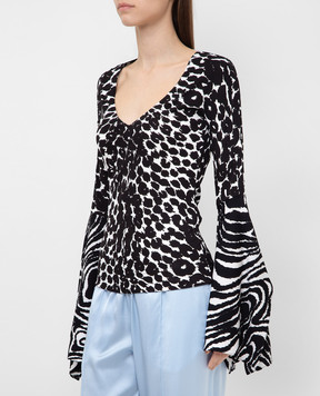 Tom Ford Top with animal print TSJ447FAP116