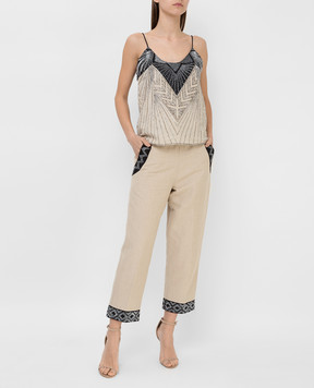 Twinset Pants with embroidery 211TT2614