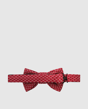 Stefano Ricci Children's red silk butterfly in a pattern YHTSR8189