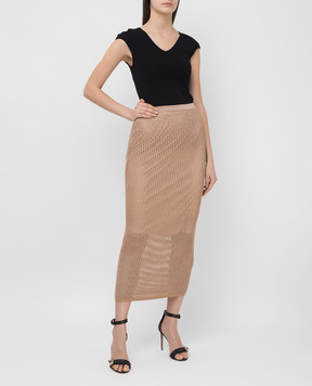 Balmain Beige skirt 6014546M