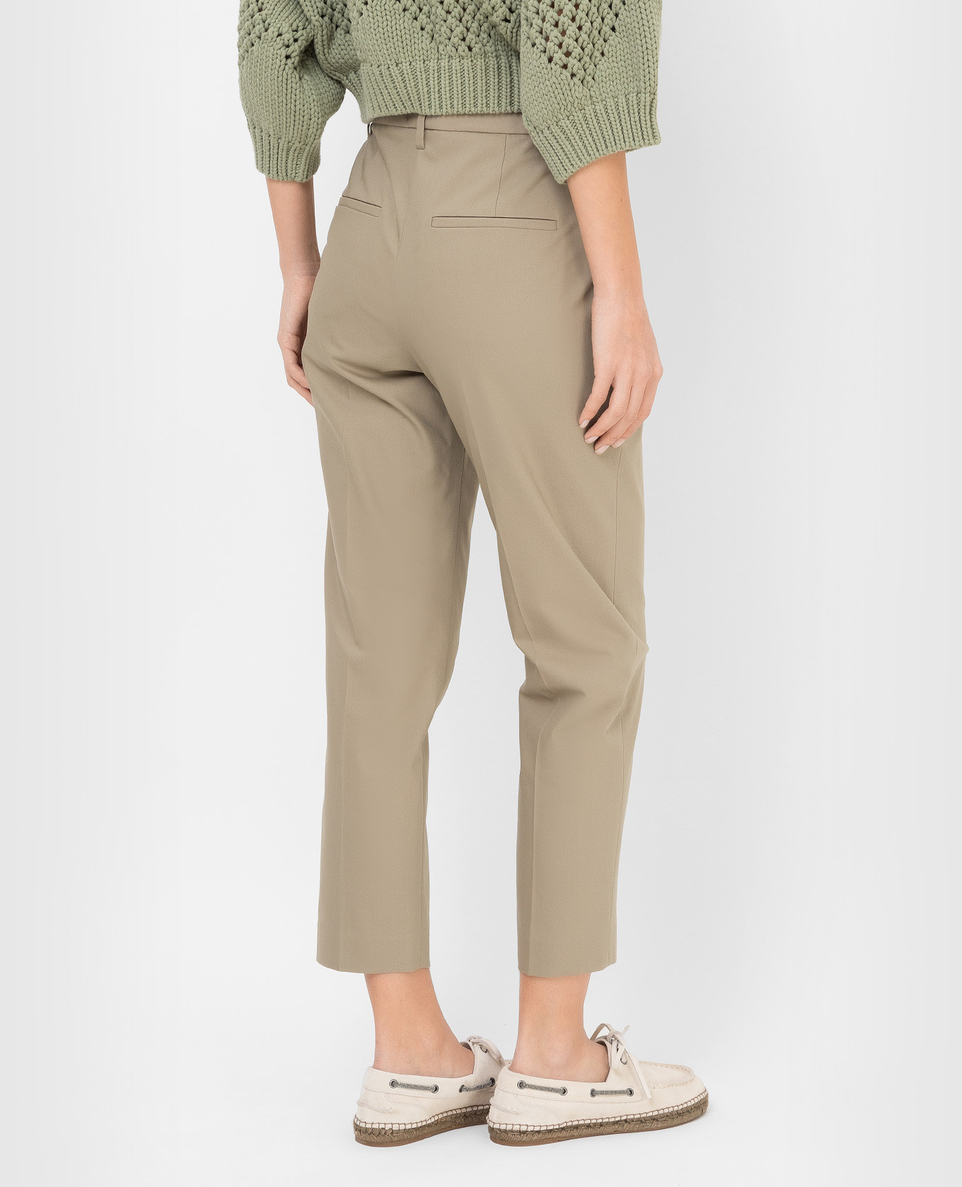 Khaki trousers Brunello Cucinelli 4