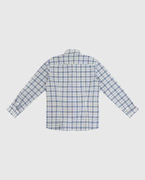 Stefano Ricci Children's checkered shirt YC003548LJ1780