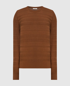 The Row Light brown patterned jumper 5684Y512
