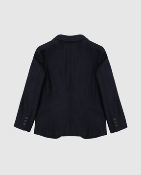 Stefano Ricci Children's patterned wool blazer Y1RSGD3300W805