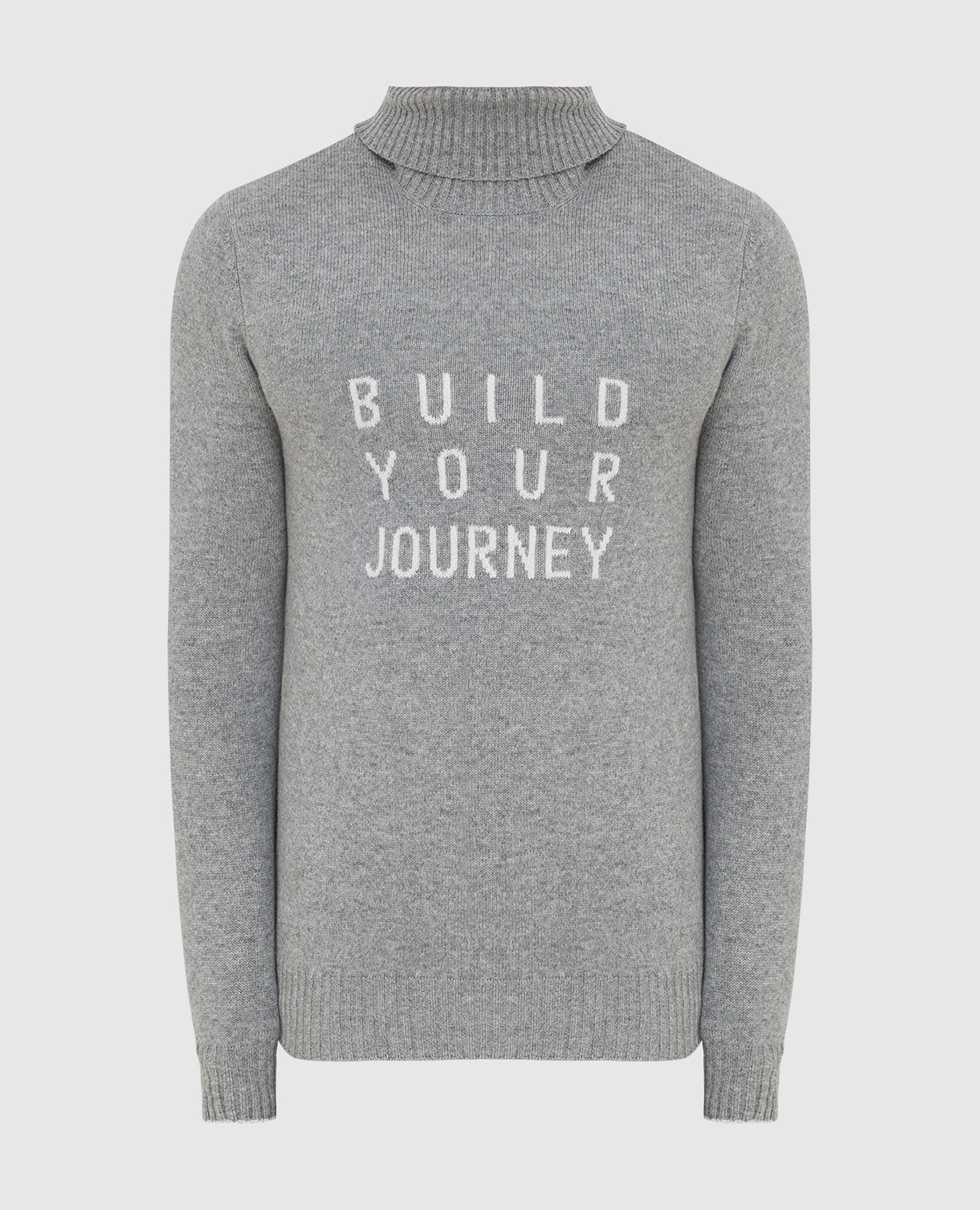 

Patterned wool, cashmere and silk sweater Brunello Cucinelli, Grey