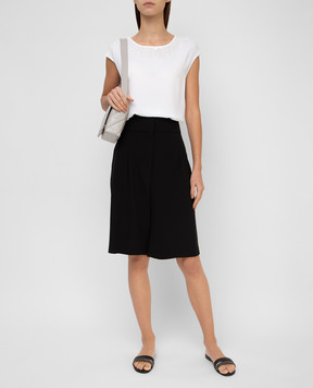 Fabiana Filippi Black Bermuda shorts PAD271W344