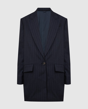 Brunello Cucinelli Striped wool jacket MB0252270P
