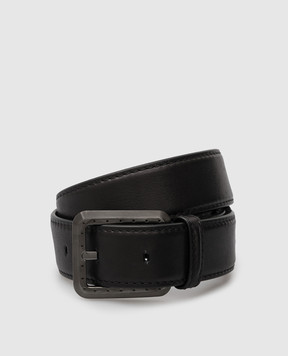 Stefano Ricci Children's black leather belt Y301VHA522U