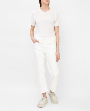 The Row T-shirt with textured pattern 5703Y512