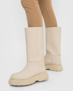 Gia Borghini Marte Bis Tan Leather Boots MARTEBISE161