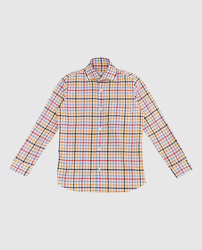 Stefano Ricci Children's checkered shirt YC004475LJ1871