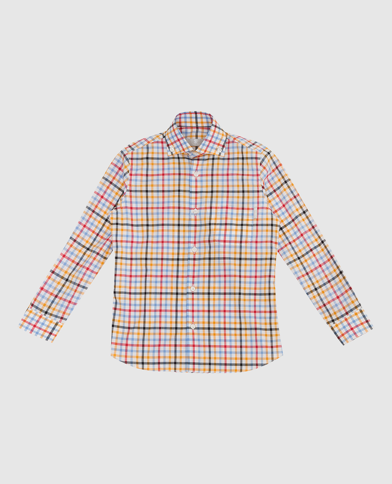 

Children's checkered shirt Stefano Ricci, White