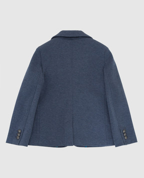 Stefano Ricci Children's light blue blazer YUR7200010TE1651
