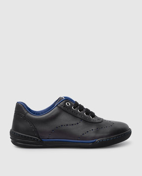 Stefano Ricci Children's patterned leather sneakers YRU02G8005VBVVTS