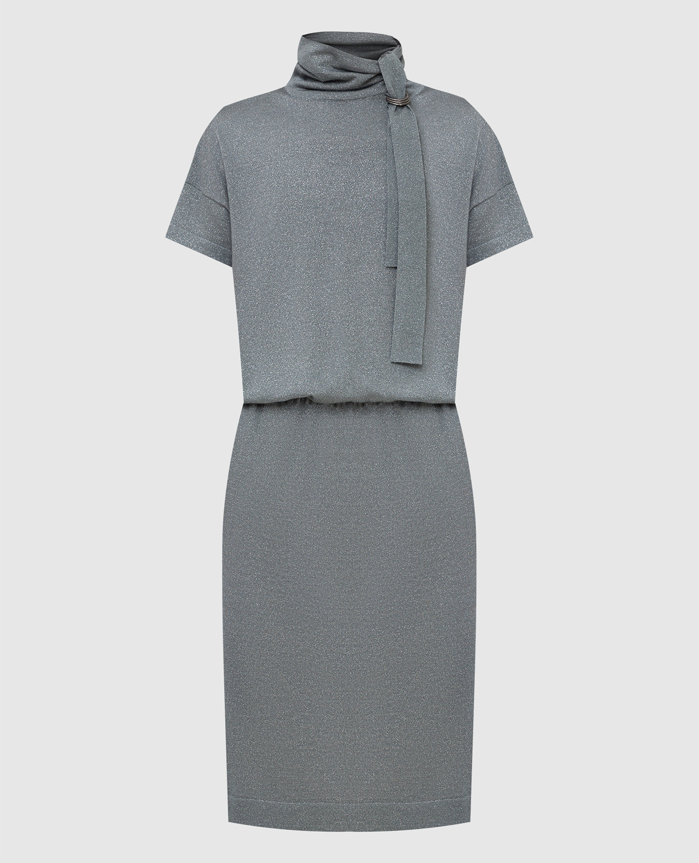

Gray dress with lurex Brunello Cucinelli, Grey