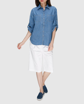 Eleventy White culottes 980PA0066