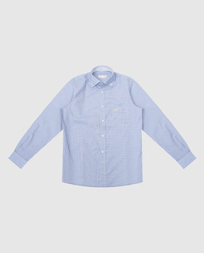 Stefano Ricci Children's checkered shirt YC004158LJ1823