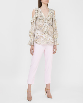 Alexander McQueen Light beige silk blouse 570382QMD09
