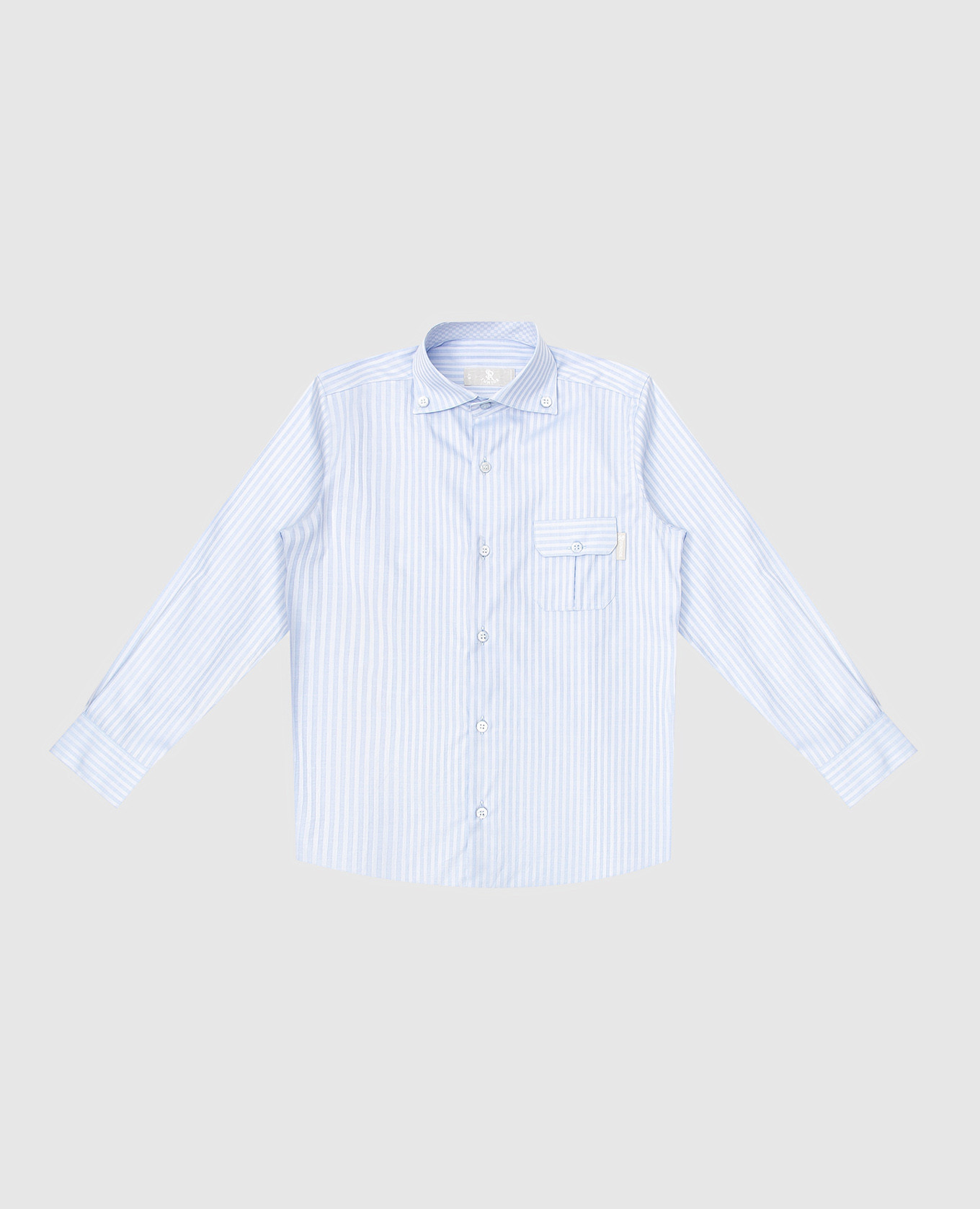 

Children's blue striped shirt Stefano Ricci, Light blue