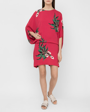 Marni Crimson dress ABMAR17U00TV392