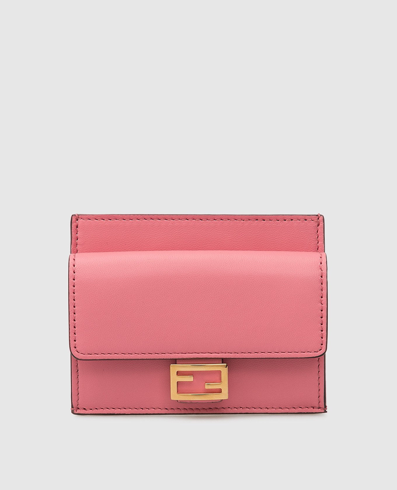 

Pink leather cardholder "Baguette" Fendi