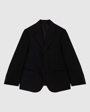 Stefano Ricci Children's black wool jacket Y1RF371000HC4082