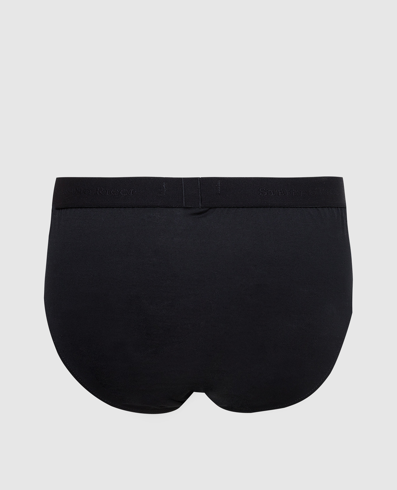 

Black briefs with logo Stefano Ricci