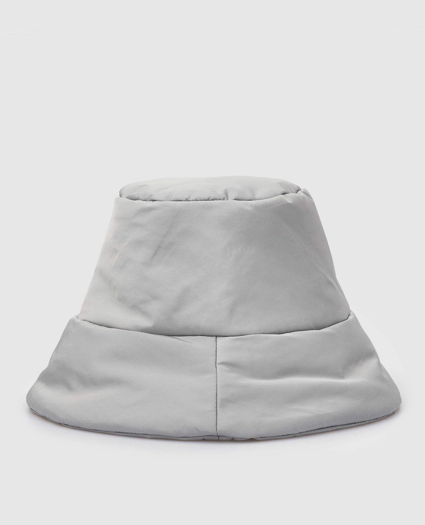 Children's light gray hat with a patch Il Gufo 2