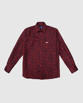Stefano Ricci Children's silk shirt in a pattern YC003203NG501