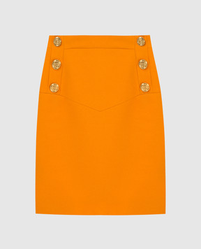 Balmain Mini skirt with studs XF1LB375VB00