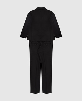 Stefano Ricci Children's wool and silk suit Y2SF731260HC4536