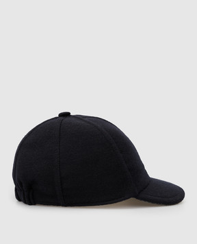 Stefano Ricci Children's cashmere cap with emblem YVF5511PMA18