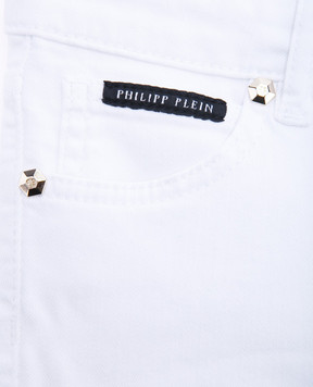 Philipp Plein Children's white shorts GDT00541216